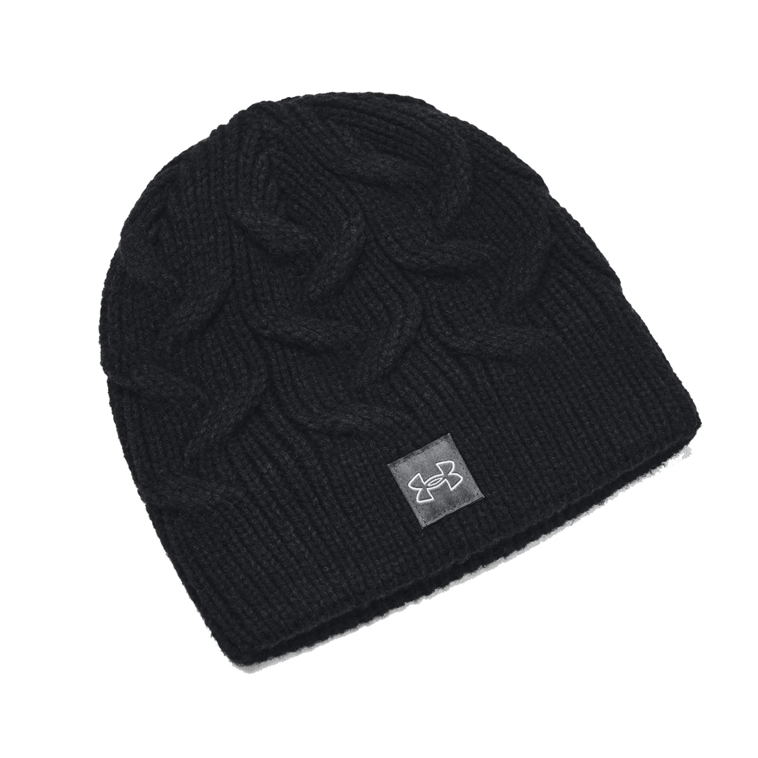 Under Armour Ladies Halftime Cable Knit Golf Beanie 1373099 1 Under Armour Ladies Halftime Cable Knit Golf Beanie 1373099