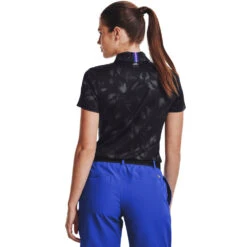 Under Armour Ladies Zinger Blur Golf Shirt 1373638 -FootJ Golf Shop 1373638 002 BC