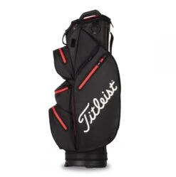 Titleist StaDry 14 Golf Cart Bag TB21CT7 9 Titleist StaDry 14 Golf Cart Bag TB21CT7 -FootJ Golf Shop 2021 cart 14 stadry black black red 03 75