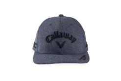 Callaway Tour Performance Pro Golf Cap 5222055 8 Callaway Tour Performance Pro Golf Cap 5222055 -FootJ Golf Shop 5222055 HW CG TA PERFORMANCE PRO ADJ HEATHER GREY BLACK 22 FRONT