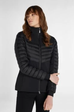 Green Lamb Ladies Martha Padded Golf Jacket AG22954 10 Green Lamb Ladies Martha Padded Golf Jacket AG22954 -FootJ Golf Shop AG22954BLACK1