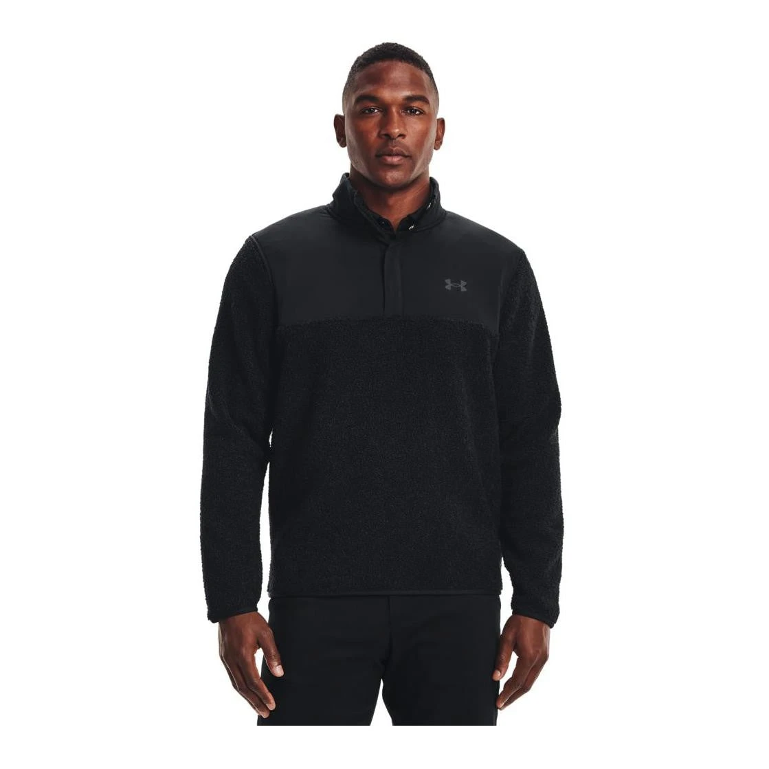 Under Armour Pile Sweater Fleece Golf Top 1366284 3 Under Armour Pile Sweater Fleece Golf Top 1366284 - Image 3