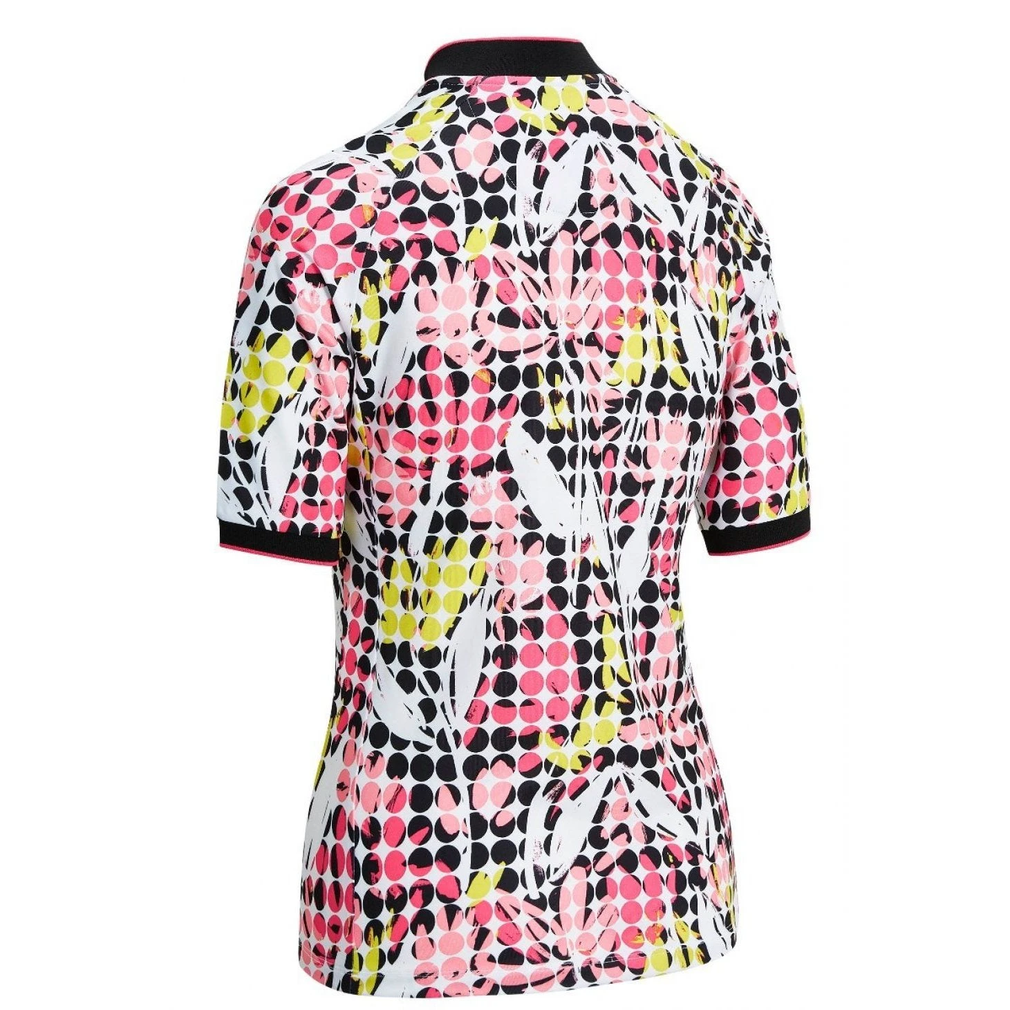 Callaway Ladies Abstract Print Golf Polo Shirt CGKSA041 2 Callaway Ladies Abstract Print Golf Polo Shirt CGKSA041 - Image 2