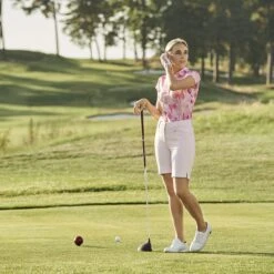 Daily Sports Ladies All-Over Mesh Golf Polo Shirt 343/105 7 Daily Sports Ladies All-Over Mesh Golf Polo Shirt 343/105 -FootJ Golf Shop Daily Sports Ladies All Over Mesh Golf Polo Shirt 13