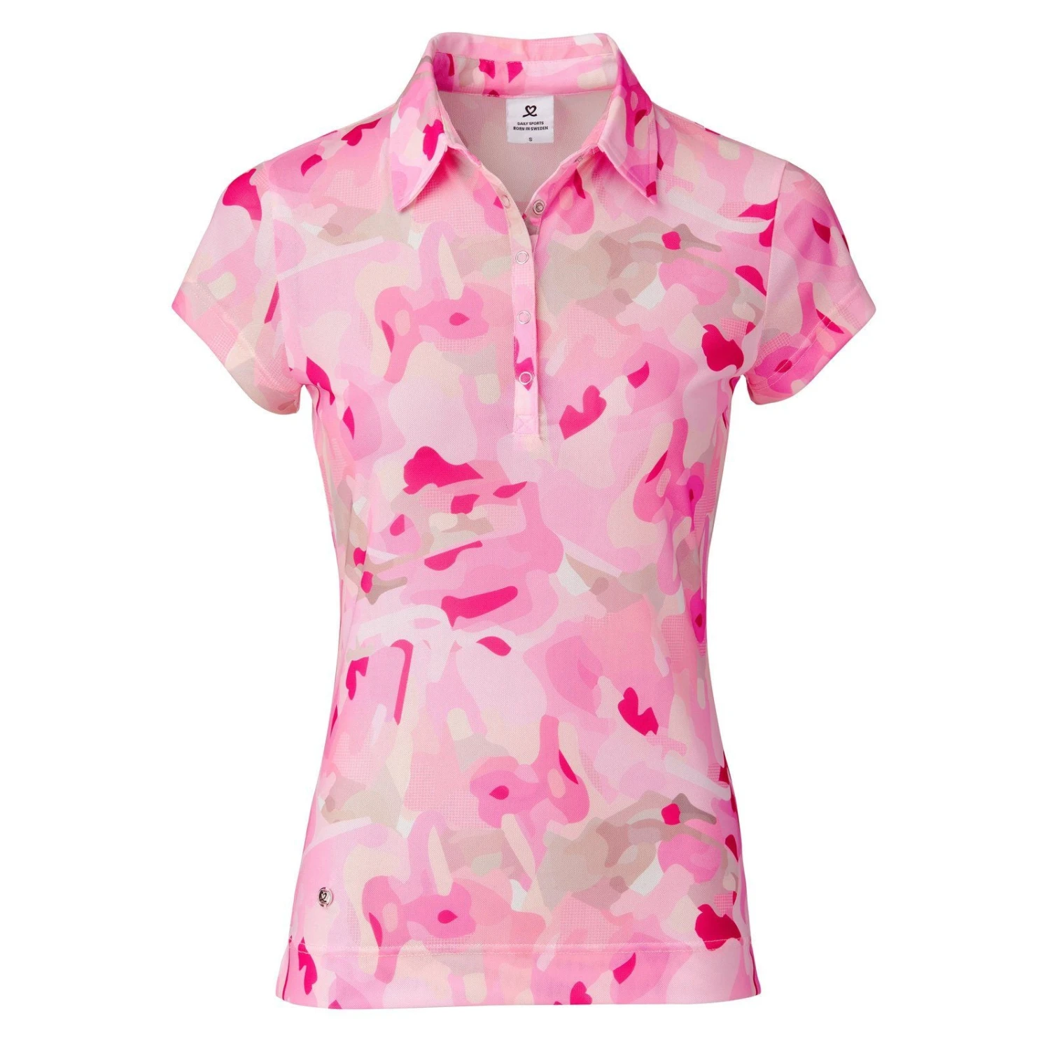 Daily Sports Ladies All-Over Mesh Golf Polo Shirt 343/105 1 Daily Sports Ladies All-Over Mesh Golf Polo Shirt 343/105