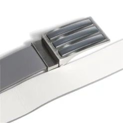 Adidas Reversible 3 Stripe Tour Golf Belt FI3130 -FootJ Golf Shop FI3130 3 HARDWARE Photography DetailView2 white