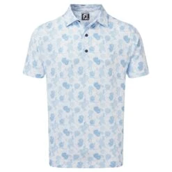 Footjoy Vintage Floral Print Lisle Golf Shirt 87963