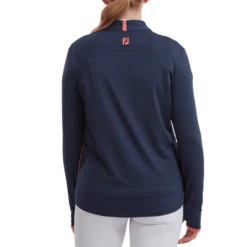 FootJoy Ladies Tonal Stripe Golf Mid Layer 88472 8 FootJoy Ladies Tonal Stripe Golf Mid Layer 88472 -FootJ Golf Shop FJ 88472 03