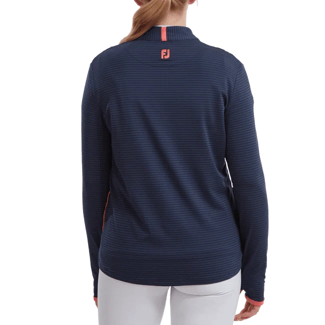 FootJoy Ladies Tonal Stripe Golf Mid Layer 88472 4 FootJoy Ladies Tonal Stripe Golf Mid Layer 88472 - Image 4