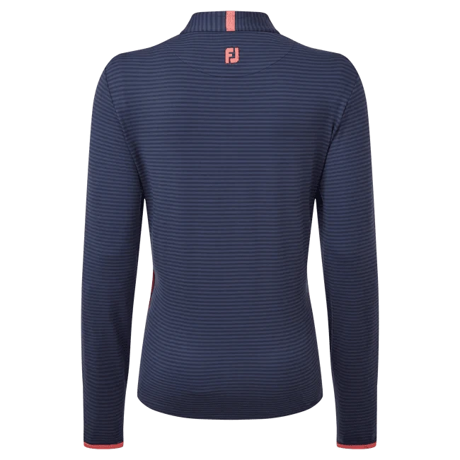FootJoy Ladies Tonal Stripe Golf Mid Layer 88472 3 FootJoy Ladies Tonal Stripe Golf Mid Layer 88472 - Image 3