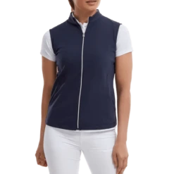 FootJoy Ladies Full Zip Golf Vest 88508 -FootJ Golf Shop FJ 88508 02