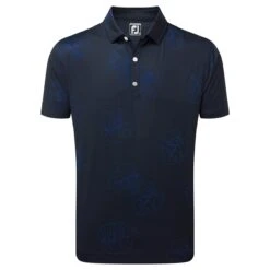 Footjoy Jungle Leaf Print Golf Polo Shirt 88786