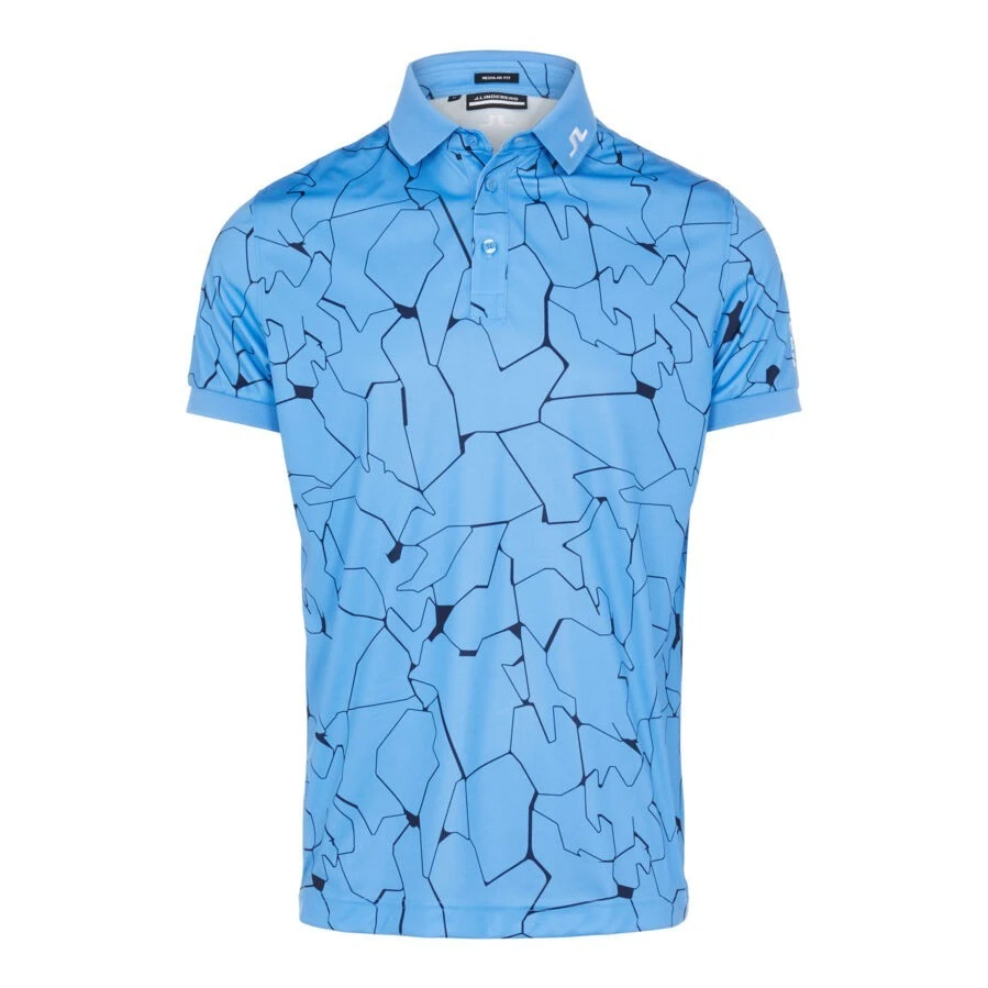 J.Lindeberg J. Lindeberg Tour Tech Print Golf Polo Shirt GMJT03921 1 J.Lindeberg J. Lindeberg Tour Tech Print Golf Polo Shirt GMJT03921