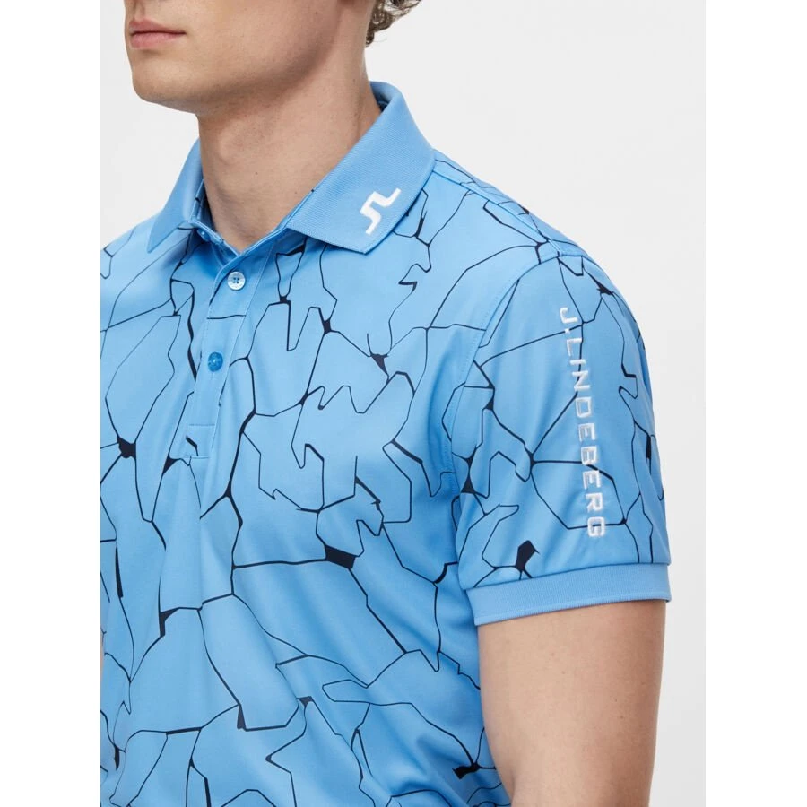 J.Lindeberg J. Lindeberg Tour Tech Print Golf Polo Shirt GMJT03921 4 J.Lindeberg J. Lindeberg Tour Tech Print Golf Polo Shirt GMJT03921 - Image 4
