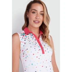 Green Lamb Ladies Enid Sleeveless Golf Polo Shirt SG21866 9 Green Lamb Ladies Enid Sleeveless Golf Polo Shirt SG21866 -FootJ Golf Shop Green Lamb Ladies Enid Sleeveless Golf Polo SG21866 219