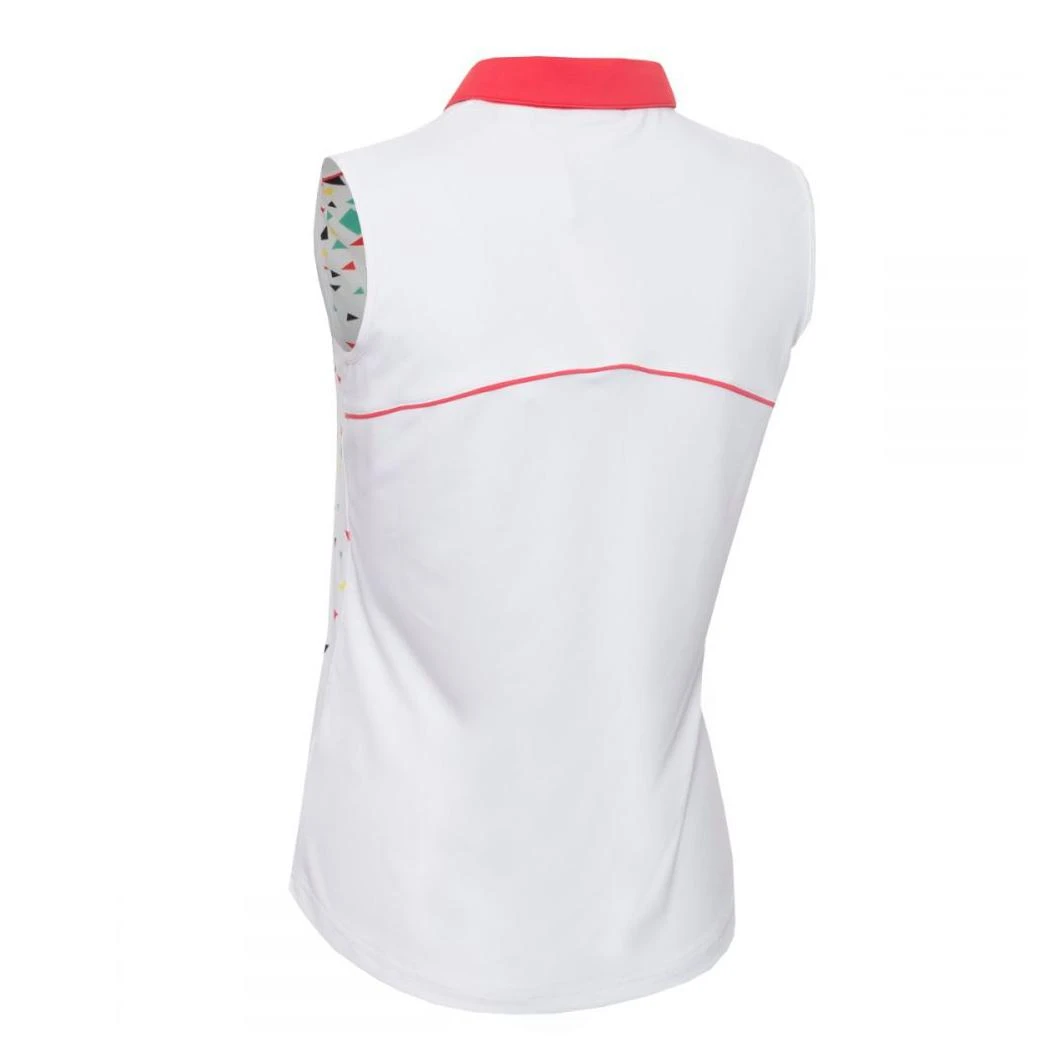 Green Lamb Ladies Enid Sleeveless Golf Polo Shirt SG21866 2 Green Lamb Ladies Enid Sleeveless Golf Polo Shirt SG21866 - Image 2