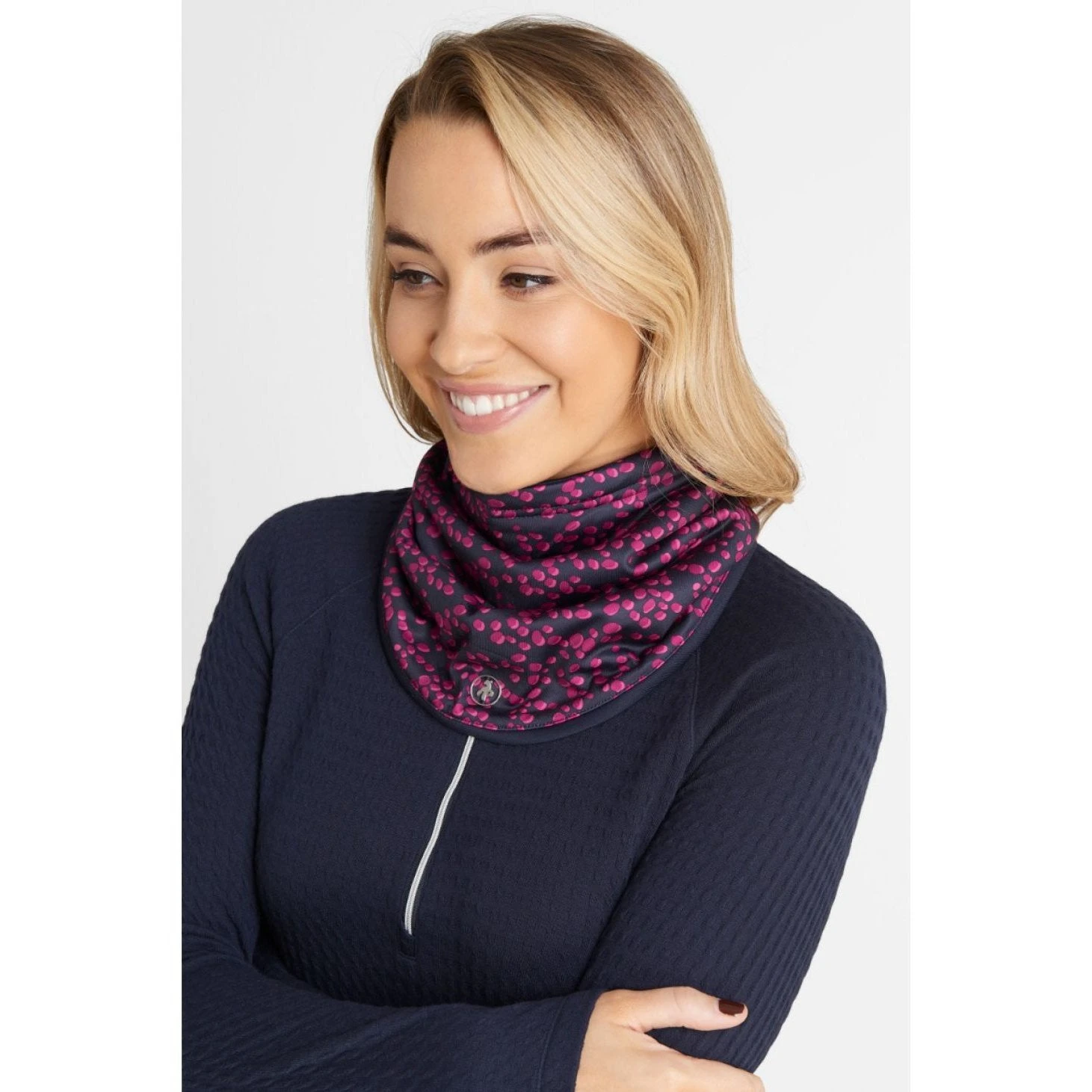 Green Lamb Ladies Geo Reversible Golf Snood AG21912 3 Green Lamb Ladies Geo Reversible Golf Snood AG21912 - Image 3