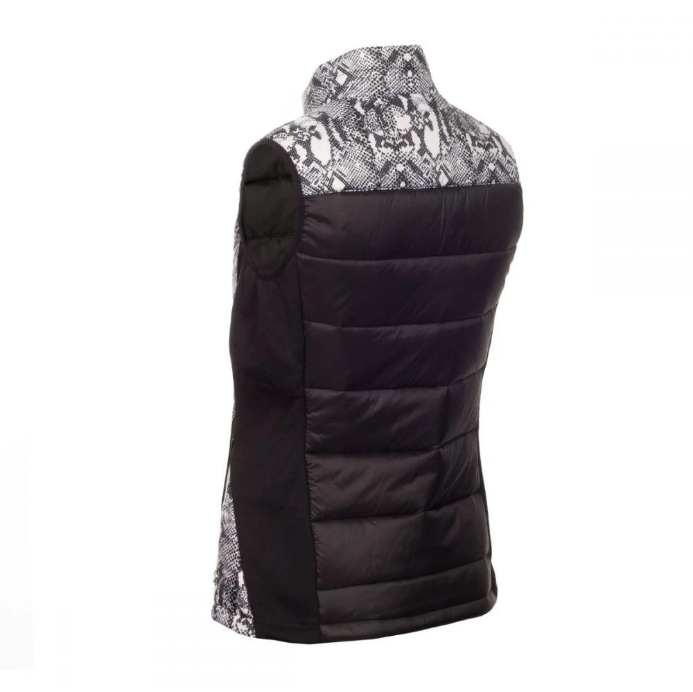 Green Lamb Ladies Giselle Printed Quilted Golf Gilet AG21899 2 Green Lamb Ladies Giselle Printed Quilted Golf Gilet AG21899 - Image 2