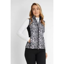 Green Lamb Ladies Giselle Printed Quilted Golf Gilet AG21899 9 Green Lamb Ladies Giselle Printed Quilted Golf Gilet AG21899 -FootJ Golf Shop Green Lamb Ladies Giselle Printed Quilted Gilet AG21899 162