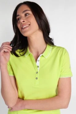 Green Lamb Ladies Kailynne Club Golf Polo Shirt SG22916 -FootJ Golf Shop Green Lamb Ladies Kailynne Club Golf Polo Shirt SG 10