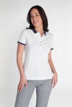 Green Lamb Ladies Kailynne Club Golf Polo Shirt SG22916 8 Green Lamb Ladies Kailynne Club Golf Polo Shirt SG22916 -FootJ Golf Shop Green Lamb Ladies Kailynne Club Golf Polo Shirt SG 14