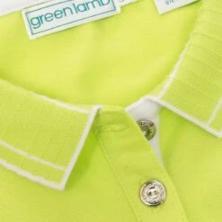 Green Lamb Ladies Kailynne Club Golf Polo Shirt SG22916 -FootJ Golf Shop Green Lamb Ladies Kailynne Club Golf Polo Shirt SG 15