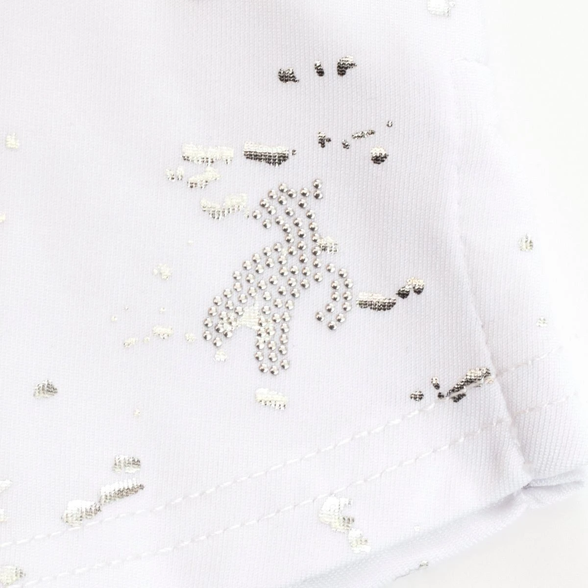 Green Lamb Ladies Katlynne Silver Foil Golf Polo Shirt SG22920 4 Green Lamb Ladies Katlynne Silver Foil Golf Polo Shirt SG22920 - Image 4