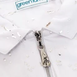 Green Lamb Ladies Katlynne Silver Foil Golf Polo Shirt SG22920 8 Green Lamb Ladies Katlynne Silver Foil Golf Polo Shirt SG22920 -FootJ Golf Shop Green Lamb Ladies Katlynne Silver Foil Golf Polo Shirt SG 8