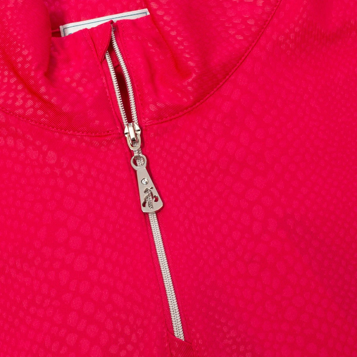 Green Lamb Ladies Kennedy Snakeskin 1/4 Zip Golf Top AG22942 5 Green Lamb Ladies Kennedy Snakeskin 1/4 Zip Golf Top AG22942 - Image 5