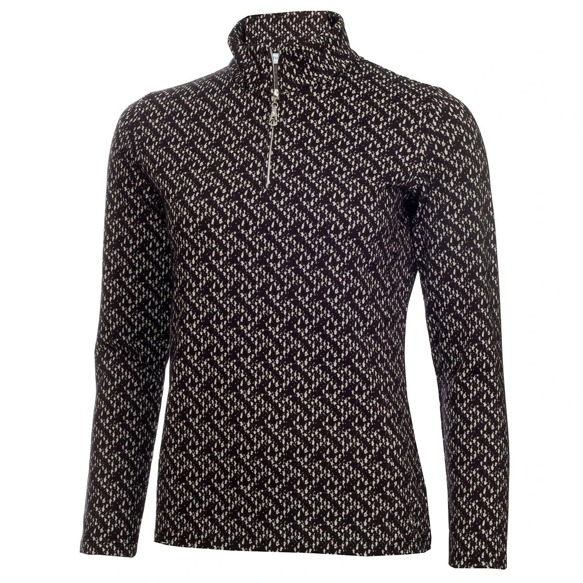 Green Lamb Ladies Kenza Jacquard Golf Top AG22943 1 Green Lamb Ladies Kenza Jacquard Golf Top AG22943