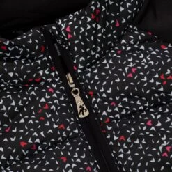 Green Lamb Ladies Maggie Padded Printed Golf Jacket AG22952 7 Green Lamb Ladies Maggie Padded Printed Golf Jacket AG22952 -FootJ Golf Shop Green Lamb Ladies Maggie Padded Printed Golf Jacket AG22952 3