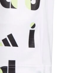Adidas Junior Graphic Print Golf Polo Shirt HC0251 9 Adidas Junior Graphic Print Golf Polo Shirt HC0251 -FootJ Golf Shop HC0251 6 APPAREL Photography DetailView3 white