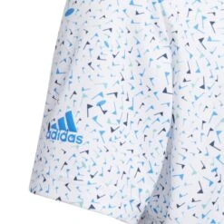 Adidas Junior Flag Golf Polo Shirt HD4952 -FootJ Golf Shop HD4952 4 APPAREL Photography DetailView1 white