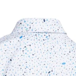 Adidas Junior Flag Golf Polo Shirt HD4952 -FootJ Golf Shop HD4952 6 APPAREL Photography DetailView3 white