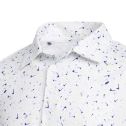 Adidas Junior Flag Golf Polo Shirt HD4953 7 Adidas Junior Flag Golf Polo Shirt HD4953 -FootJ Golf Shop HD4953 4 APPAREL Photography DetailView1 white