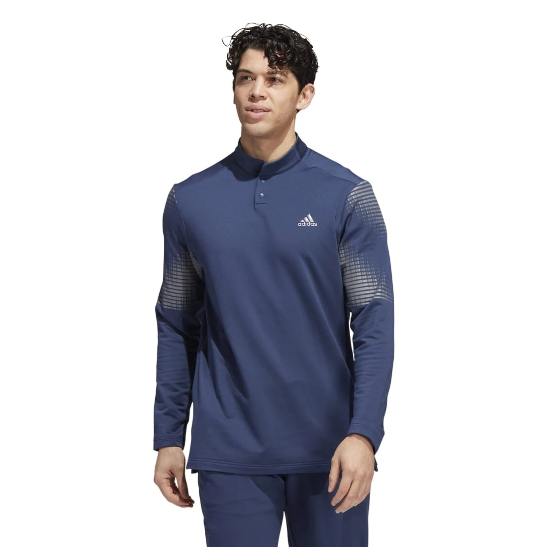Adidas Statement COLD.RDY Long Sleeve Golf Polo Shirt HF6582 2 Adidas Statement COLD.RDY Long Sleeve Golf Polo Shirt HF6582 - Image 2