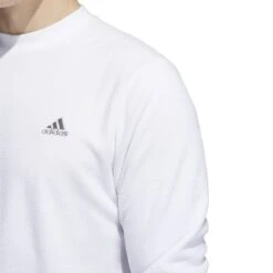 Adidas Core Crew Neck Golf Pullover HF9133 8 Adidas Core Crew Neck Golf Pullover HF9133 -FootJ Golf Shop HF9133 7 APPAREL OnModel DetailView1 white