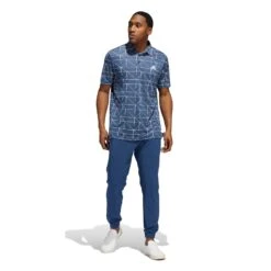 Adidas Primegreen Jogger Golf Pants HG3670 -FootJ Golf Shop HG3670 6 APPAREL OnModel StandardOutfitView white