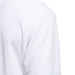 Adidas UPF Lightweight 1/4 Zip Golf Pullover HM8263 9 Adidas UPF Lightweight 1/4 Zip Golf Pullover HM8263 -FootJ Golf Shop HM8263 8 APPAREL OnModel DetailView2 white