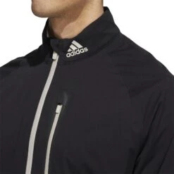Adidas RAIN.RDY Golf Jacket HN4128 8 Adidas RAIN.RDY Golf Jacket HN4128 -FootJ Golf Shop HN4128 8 APPAREL OnModel DetailView1 white