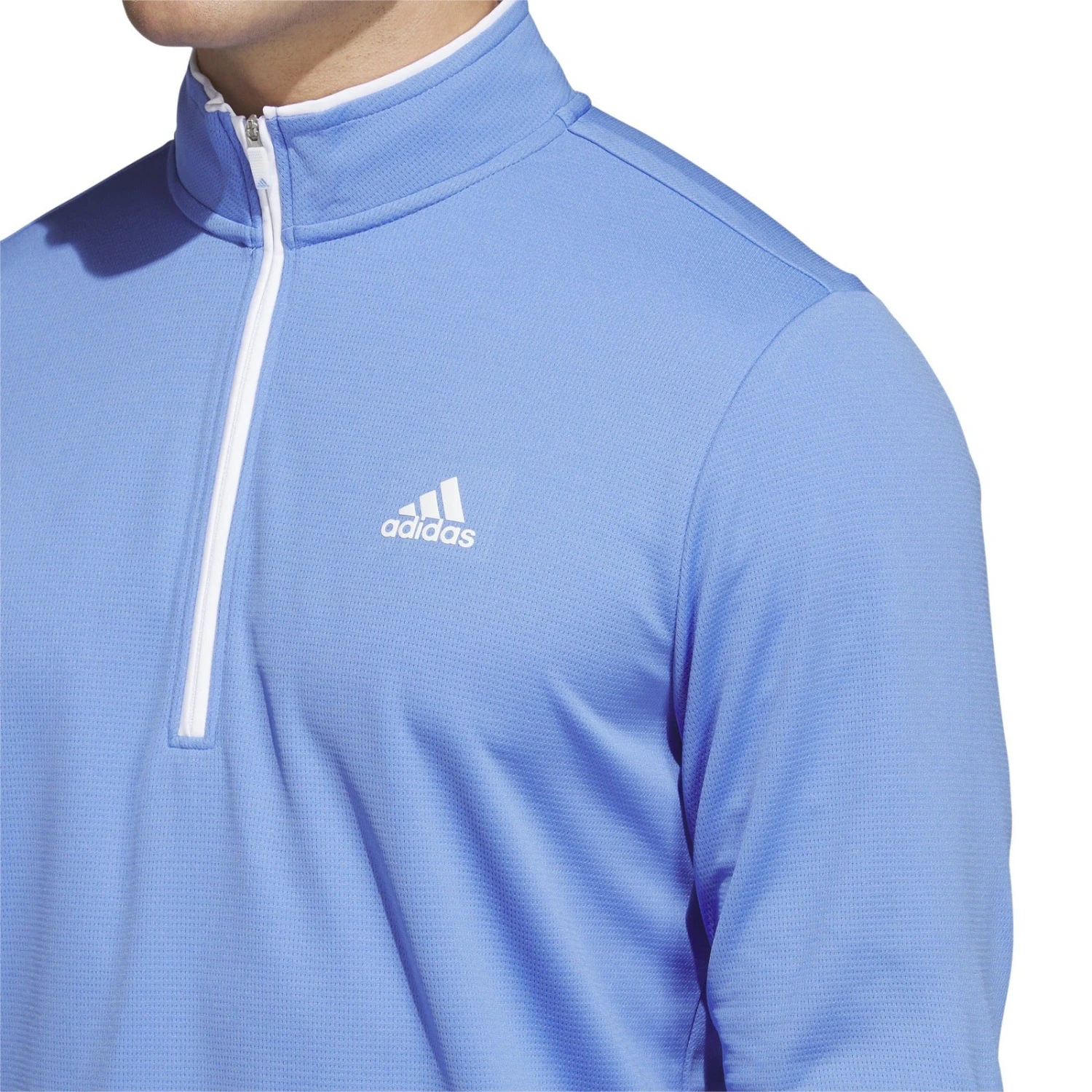 Adidas UPF Lightweight 1/4 Zip Golf Midlayer HR8955 4 Adidas UPF Lightweight 1/4 Zip Golf Midlayer HR8955 - Image 4