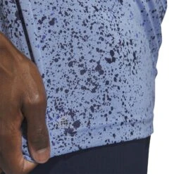 Adidas Jacquard Golf Polo Shirt HS1116 9 Adidas Jacquard Golf Polo Shirt HS1116 -FootJ Golf Shop HS1116 8 APPAREL OnModel DetailView2 white