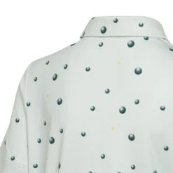 Junior Adidas Ball Printed Golf Polo Shirt HK7038 -FootJ Golf Shop Junior adidas Ball Printed Golf Polo Shirt HK7038 6