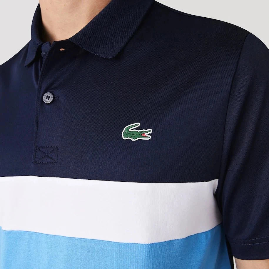 Lacoste Chest Block Golf Shirt DH0585 4 Lacoste Chest Block Golf Shirt DH0585 - Image 4