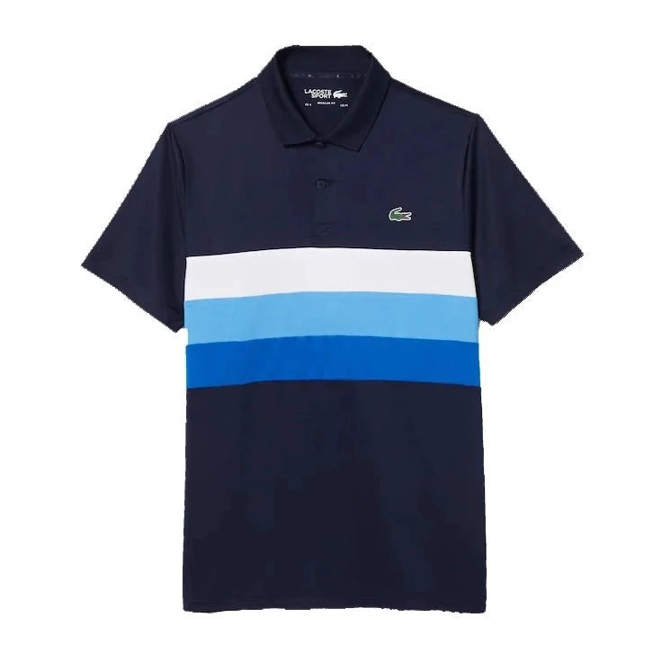 Lacoste Chest Block Golf Shirt DH0585 1 Lacoste Chest Block Golf Shirt DH0585