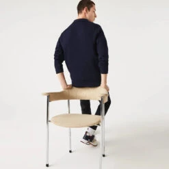 Lacoste Classic 1/2 Zip Golf Mid Layer SH1927 -FootJ Golf Shop Lacoste Classic 1 2 Zip Golf Mid Layer SH1927 2