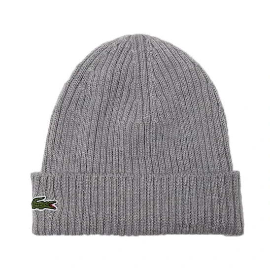 Lacoste Ribbed Wool Golf Beanie RB0001 1 Lacoste Ribbed Wool Golf Beanie RB0001