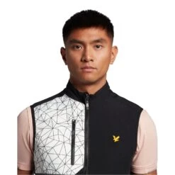 Lyle & Scott Hyper Reversible Golf Gilet JK1661G -FootJ Golf Shop Lyle Scott Hyper Reversible Golf Gilet JK 5