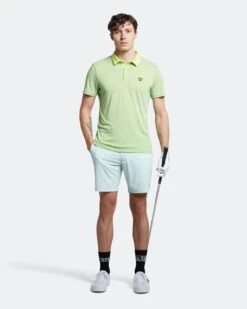 Lyle & Scott Jacquard Golf Polo Shirt SP1562G -FootJ Golf Shop Lyle Scott Jacquard Golf Polo Shirt SP1562G 5