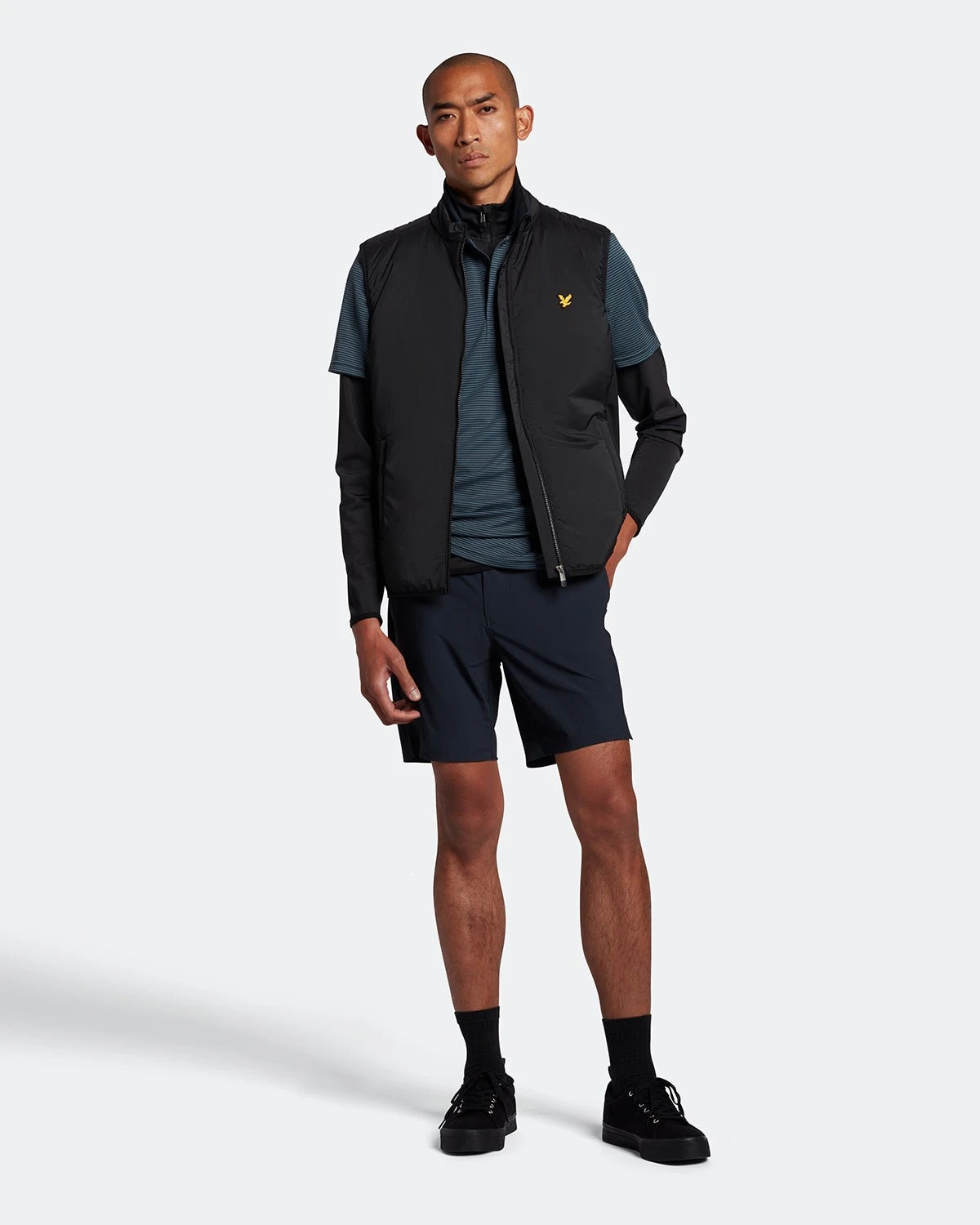 Lyle & Scott Microstripe Golf Polo Shirt SP1464GC 3 Lyle & Scott Microstripe Golf Polo Shirt SP1464GC - Image 3